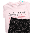 thumbnail image 5 of Baby Phat Girls Leggings Set - Lightweight Short Sleeve Graphic Tee and Leggings for Girls 2 Piece, 5 of 7