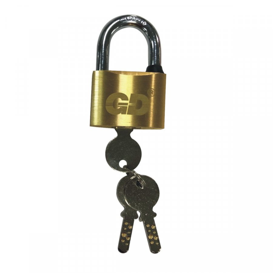 KASP RATED 5 LONG SHACKLE PADLOCK 40mm Solid Brass Shed Door Gate Security Lock 