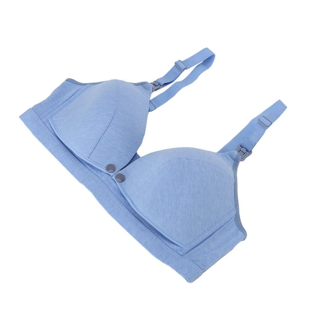 Seamless Fabric Nursing Bralette - Sky Blue