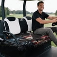 thumbnail image 5 of XYZCANDO American Eagle Flag Golf Cart Seat Cover - 2-Passenger With 4 Pockets, Non-Slip Washable Protector For EZGO Club Car Yamaha, 5 of 8