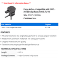 thumbnail image 2 of Purge Valve - Compatible with 2007 - 2010 Dodge Ram 2500 5.7L V8 - Dorman, 2 of 2
