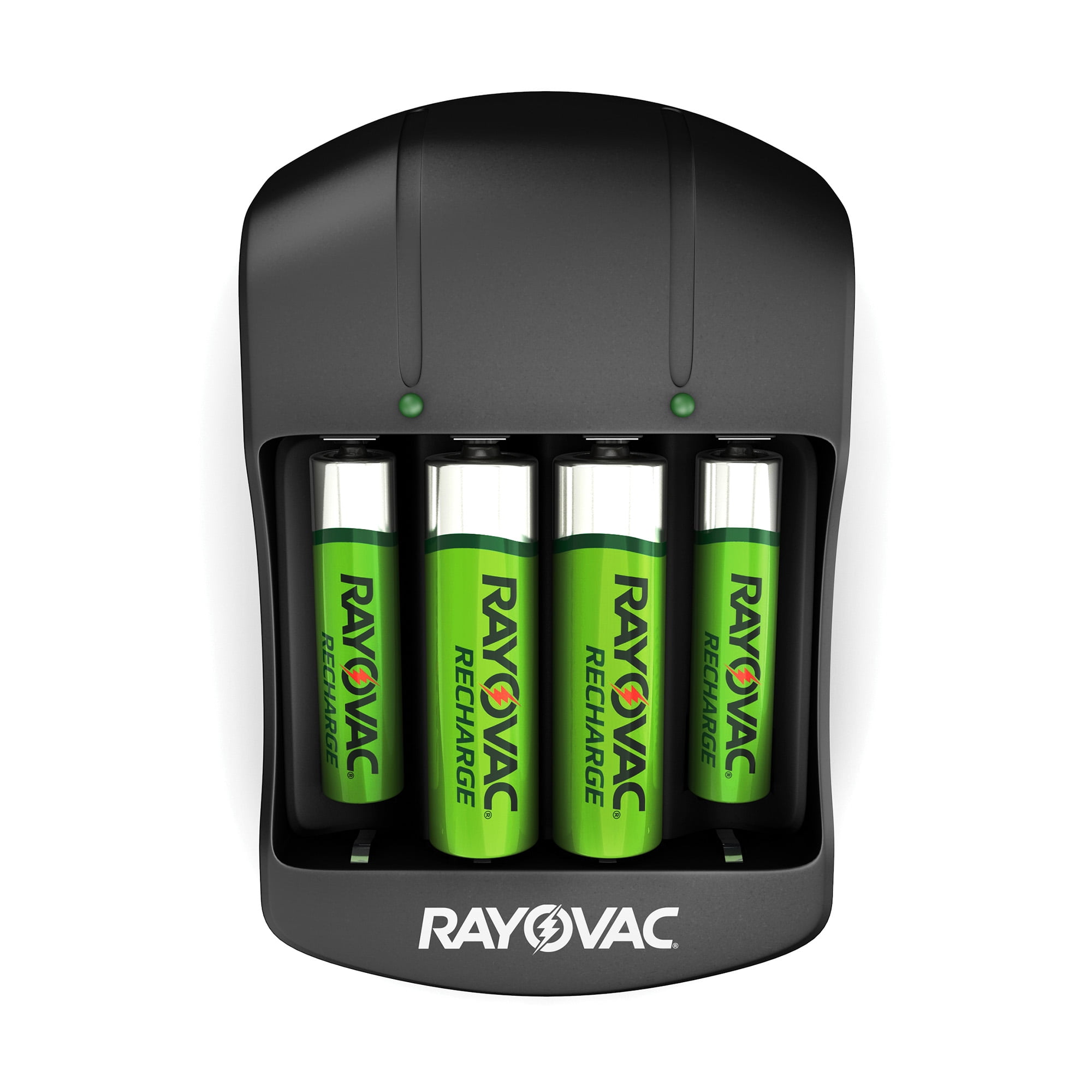 Cargador Pilas Rayovac Con Baterías Recargables 2 Aa + 2 Aaa