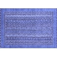 thumbnail image 1 of Ahgly Company Indoor Rectangle Oriental Blue Modern Area Rugs, 2' x 5', 1 of 4