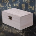 thumbnail image 2 of Portable Multifunction Case with Lid Wooden Jewellery Storage Container for Home Supply, 2 of 8