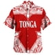 thumbnail image 3 of Camisa hawaiana con gráfico de la bandera de Tonga para hombres, emblema nacional, estampado 3D, mangas cortas, blusas holgadas estilo Harajuku, camisas Aloha con solapa, 3 of 5