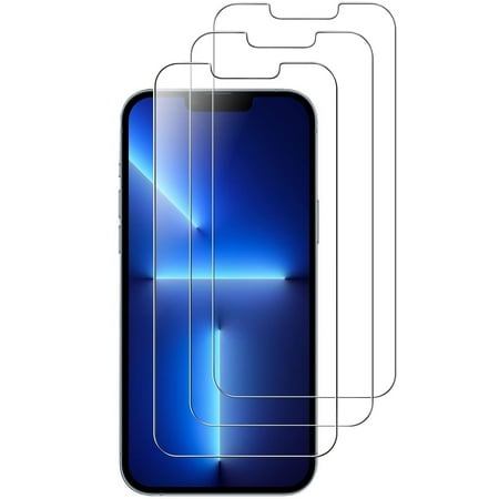 3-Pack Tempered Glass Screen Protectors for iPhone 13