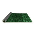 thumbnail image 2 of Ahgly Company Indoor Round Abstract Green Modern Area Rugs, 5' Round, 2 of 4