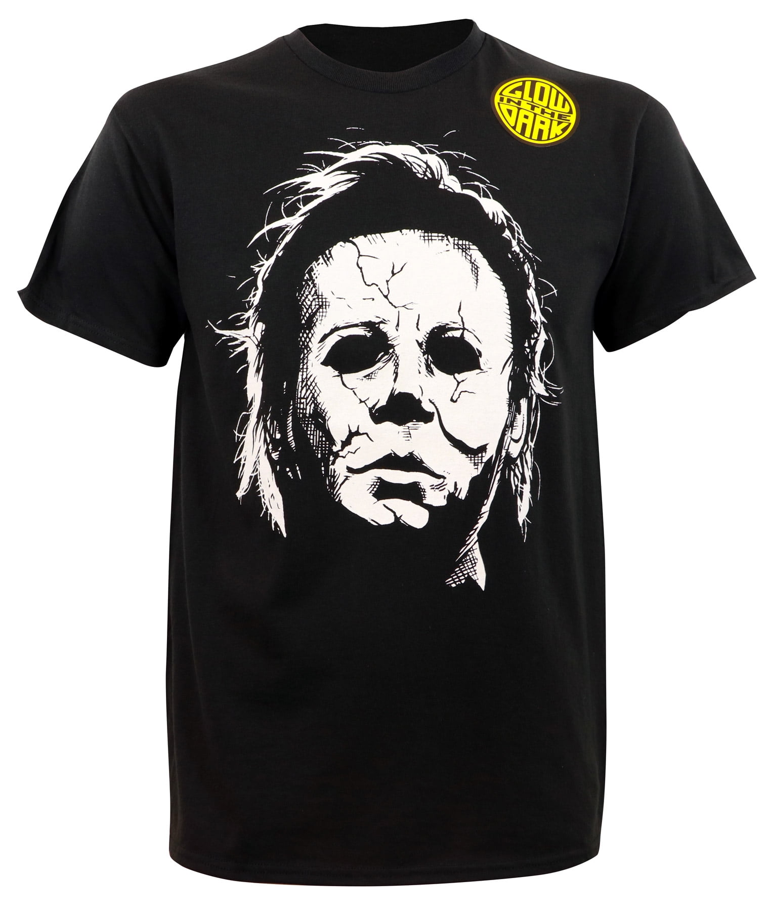 Halloween Movie Merch
 Changes Halloween Men s Michael Myers Glow In The Dark T Shirt Black