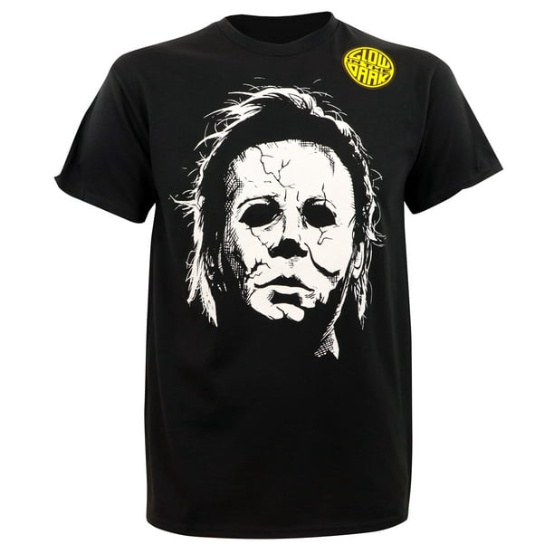 Changes Halloween Men's Michael Myers Glow In The Dark TShirt Black