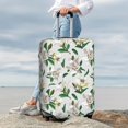 thumbnail image 7 of Logiee Lilies Flowers Print Travel Luggage Cover,Suitcase Protector, Washable Elastic Suitcase Baggage Cover,Closure for Wheeled Suitcase Fit 18-32 Inch Luggage-Large, 7 of 7