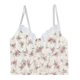 thumbnail image 1 of Summer Women Bralette Floral Lace Corset Cami Crop Tops Sexy Underwear Bra Women Fashion All-match Camisole for Tank Top Purple L, 1 of 4