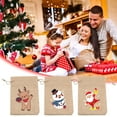 thumbnail image 1 of XWSHYW Contenedores de Almacenamiento Bolsa Navideña de Lino, Bolsa de Regalo de Papá Noel, Muñeco de Nieve, Bolsa de Dulces, 1 of 3