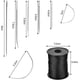 thumbnail image 2 of Kit de hilos y agujas para tapicería de alta resistencia para coser a mano, que incluye hilo de nylon extra fuerte de 3 colores y 2 juegos de agujas de mano de alta resistencia, cuero, 2 of 5