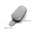 thumbnail image 4 of Riwesomey Funda de cuero para gafas de coche con clip para gafas de sol, soporte interior para camión, color gris Type3 NO3 Riwesomey VI015527-03, 4 of 6