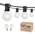 thumbnail image 1 of Cadena de luces LED G40 para exteriores SUNSGNE de 25 m con 27 bombillas, 1 of 7