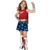 Girl's Premium Wonder Woman Costume - Medium