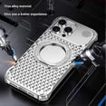 thumbnail image 5 of Funda magnética de aleación de aluminio para iPhone 14 Pro Max, funda refrescante con aroma y soporte giratorio., 5 of 5