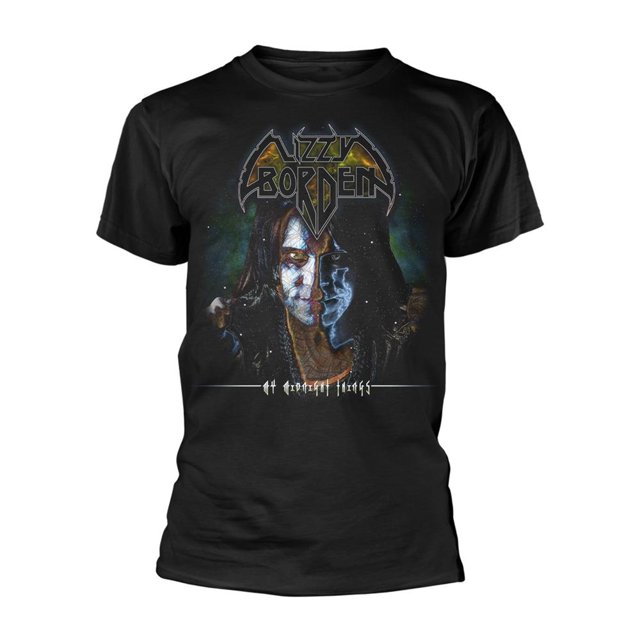 Lizzy Borden - Camiseta My Midnight Things para Adultos Unisex (Negro)