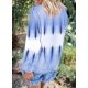 thumbnail image 2 of Sudadera de manga larga para mujer Colorblock Tie Dye Printed Pullover Tops Fokelyi WMPH-1197-55, 2 of 6