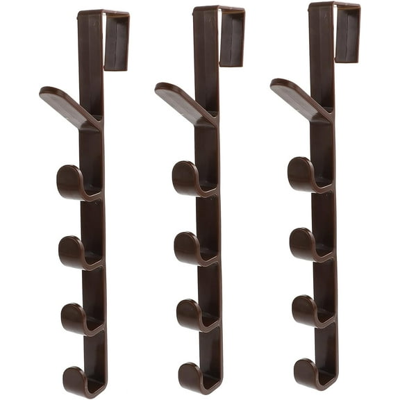 3pcs Door Coat Hook Scarf Hanger Towel Hooks Outdoor Towel Hooks Cubicle Coat Hook Wall Mounted Coat Hook Metal Hangers Brown Abs Metal Coat Rack Plastic Hooks for Hanging