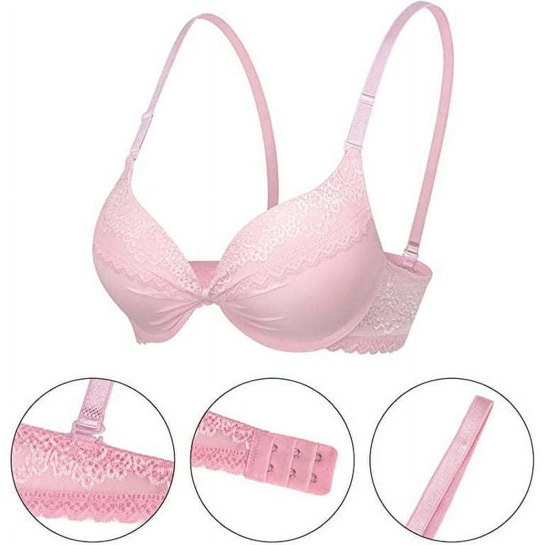 3pack Push up Bras for Women Bras for Women Pack, Comfortable Bras for  Women Padded Bras for Women, Padded Contour Everyday Bras 83061-34C 