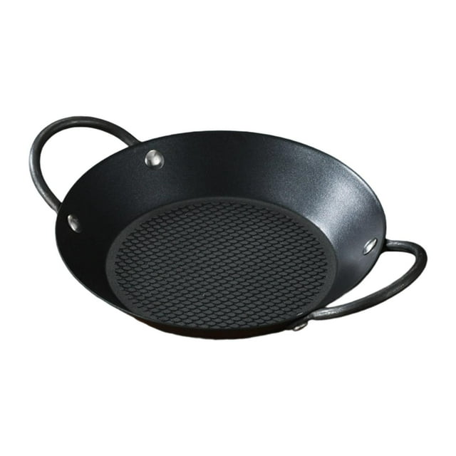 Sartén Paellera Antiadherente Home Pot Repujado Acero Inoxidable Plancha Redonda Longitud 223cm