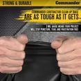 thumbnail image 6 of Commander 55 Gallon 3 MIL (eq) Heavy Duty Contractor Bags with Flap Ties - 36" x 56" with flaps - Pack of 10 - For Contractor, Industrial, & Outdoor, 6 of 7