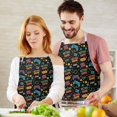 thumbnail image 3 of Colorful Controllers Games Words Black Apron-Garden Aprons for Women with Pockets-Cotton Linen Waterproof Kitchen Cooking Gardening Aprons Adjustable for Kitchen,Cooking,BBQ and Salon 33x27 Inch, 3 of 3