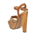 thumbnail image 3 of New Women Elegant Collection Lizeth-1 PU Open Toe Platform Chunky Heel Sandal, 3 of 5