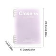 thumbnail image 3 of Dvumao Office Supplies, B5 Horizontal Thickened Coil Notebook Excerpt Colorful Plastic Cover Student Notebook Quality Writing Paper No Additive, Gift for Friend, 3 of 6