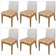 thumbnail image 2 of KLL Guinea Pigs And Mushrooms Pattern Seat Covers for Dining Room Chairs,Washable Chair Seat Chair Covers Seat Protector-Six Piece, 2 of 7