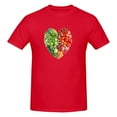 thumbnail image 5 of Fruits And Vegitables Men'S Basic Short Sleeve T-Shirt Red Large, 5 of 5