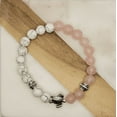 thumbnail image 2 of Genuine Quartz and Turtle Healing Bracelet, 2 of 6