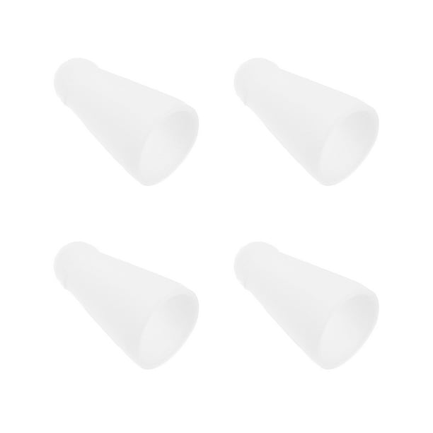 4pcs Protector de punta de óptico antideslizante de silicona Compatible para Apple Pencil Pencil Escribir tranquilidad Cubierta de lápiz Compatible con usuarios de iPad