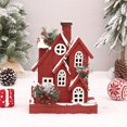 thumbnail image 2 of Casa Edificios de luces LED de Navidad, de mesa en miniatura Casa Figuras de Navidad Decoración para vacaciones, escritorio EstiloA 24x13x33cm Sunnimix Casa de pueblo, 2 of 8