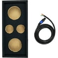 thumbnail image 4 of Q Power Car Audio Subwoofer Enclosure Connection Box for 8" Mids and 3" Tweeters, 4 of 8