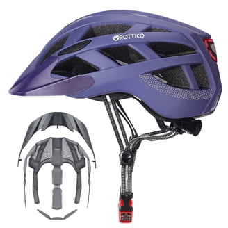 Full Face Mountain Bike Helmet for Men Women with Adjustable Visor and  Goggle Port, 21.6-23.2" Impact-Resistant Bicycle Helmet Gray - Walmart.com