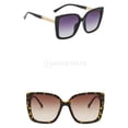 thumbnail image 1 of Gafas ontura de gato para mujer,Gafas ontura con lentes de espejo cuadradas ,anteojos de tamaño para mujeres al aire Baoblaze Gafas de sol con montura de ojo de gato para mujer, 1 of 8