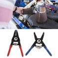 thumbnail image 3 of Powkky 4pcs Mini Snap Ring Plier Set Universal Metal Spring Loaded Durable for Internal External Circlip, 3 of 10