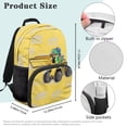 thumbnail image 7 of Aplkyhs Funny Dinosaur School Backpack for Girls Boys Age 6-18 Large Capacity Ergonomic Padded Shoulder Straps Back to School Backpack for Elementary Middle High School Daily Use, 7 of 7