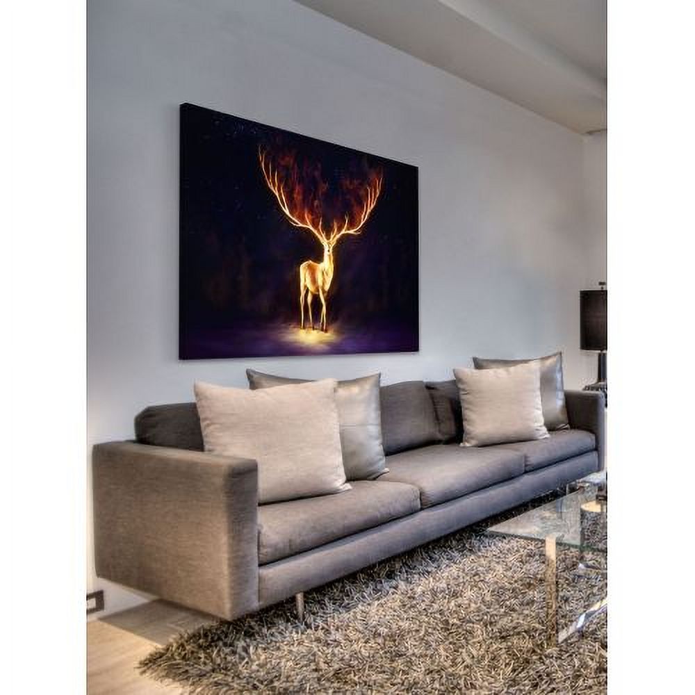"Firewalker" Painting Print on Canvas