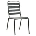 thumbnail image 5 of vidaXL 7 Piece Garden Dining Set Steel Dark Grey, 5 of 5