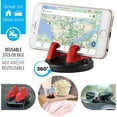 thumbnail image 2 of Elink - Rotating Phone Holder with Reusable Adhesive Base, Black, 2 of 3