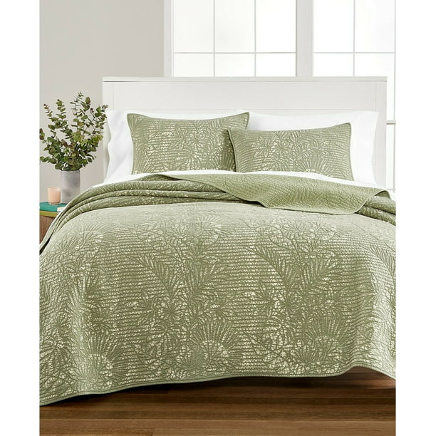 Botanical Fl Cotton Quilt King, Martha Stewart King Size Bedding Set
