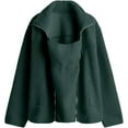 thumbnail image 6 of Women's Fleece Zip Up 2-in-1 Baby Wearing Jacket, Maternity Winter Coat with Kangaroo Pocket, Thick Warm Baby Wearing Clothes for Mothers, Postpartum Winter Jacket, 6 of 8