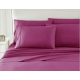 thumbnail image 5 of Sweet Home Collection 1500 Series Bed Sheets - Extra Soft Microfiber Deep Pocket 6pc Sheet Set - Berry, Queen, 5 of 5