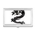 thumbnail image 1 of Dragon Animal Art Grain Outline Business Card Holder Case Pocket Box Wallet, 1 of 3