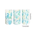 thumbnail image 3 of Hovilon 3-Piece Ocean Themed LED Candles, Battery Operated Flameless Table Lamps with Remote, Seaside Plastic Decorative Lights for Wedding Party Home Centerpiece, Safe Reusable Night Light Set, 3 of 6