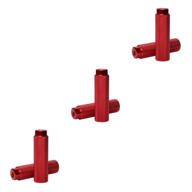 xinxixnxx Lot de 2/lot Piquets de Vélo en Alliage d'Aluminium Premium Rouge 3Ensemble