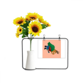 thumbnail image 1 of Casa del demonio Tarjeta de bendición de jarrón de girasol artificial, 1 of 3